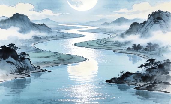 “千江有水千江月,万里无云万里天”是什么意思?一句诗道尽禅机与人生至高境界