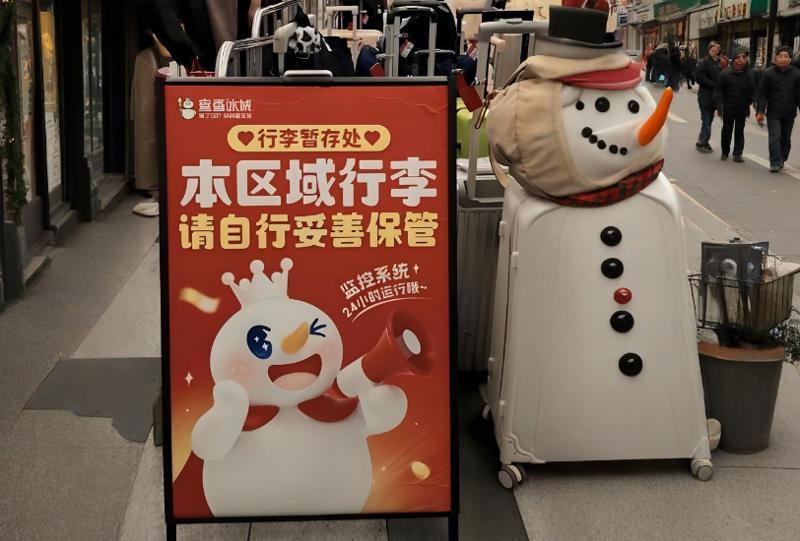 蜜雪冰城总部排队5小时！五一“特种兵”攻陷郑州，行李寄存+遮阳棚安排上了